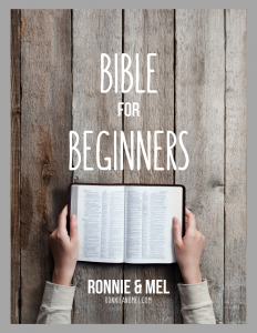 bible, bible for beginners, Ronnie and Mel, bible guide, how to read the Bible,